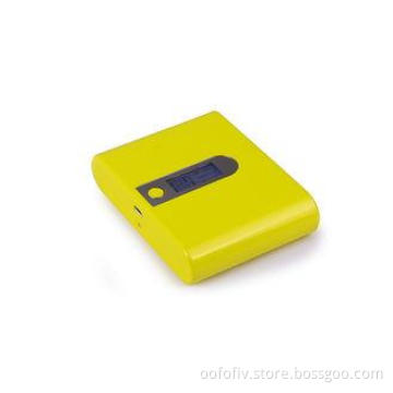 Yellow 12000mAh Portable Cell Phone Power Bank for Ipad 4 ,